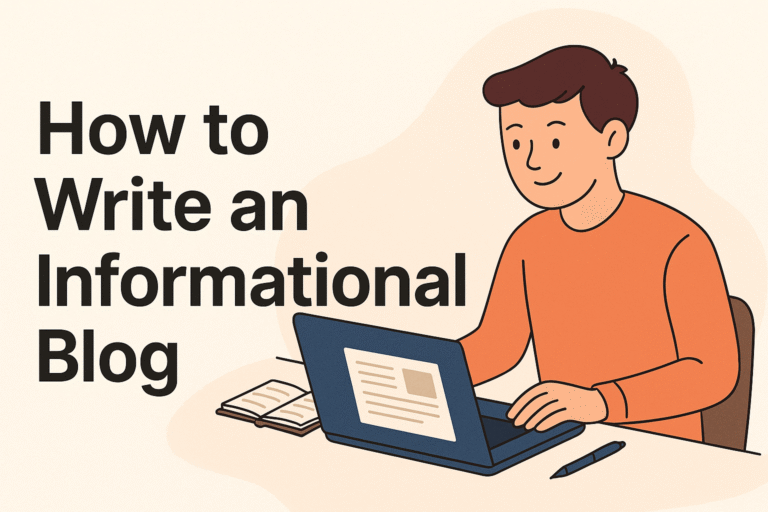 How to Write an Informational Blog