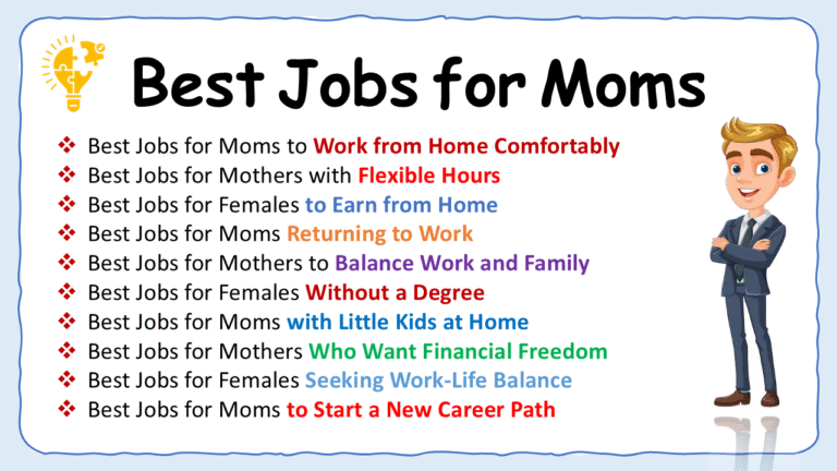 Best Jobs for Moms