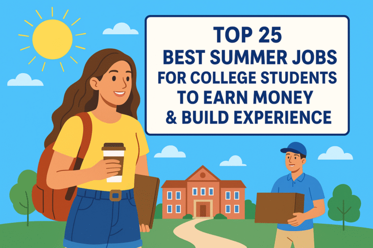 Top 25 Best Summer Jobs for College Students