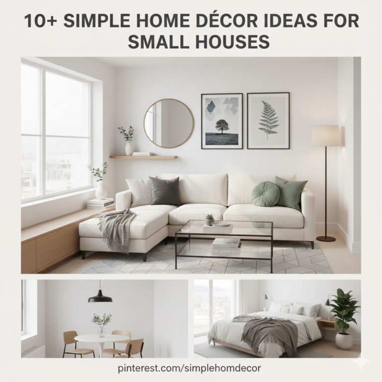 Simple Home Décor Ideas for Small Houses