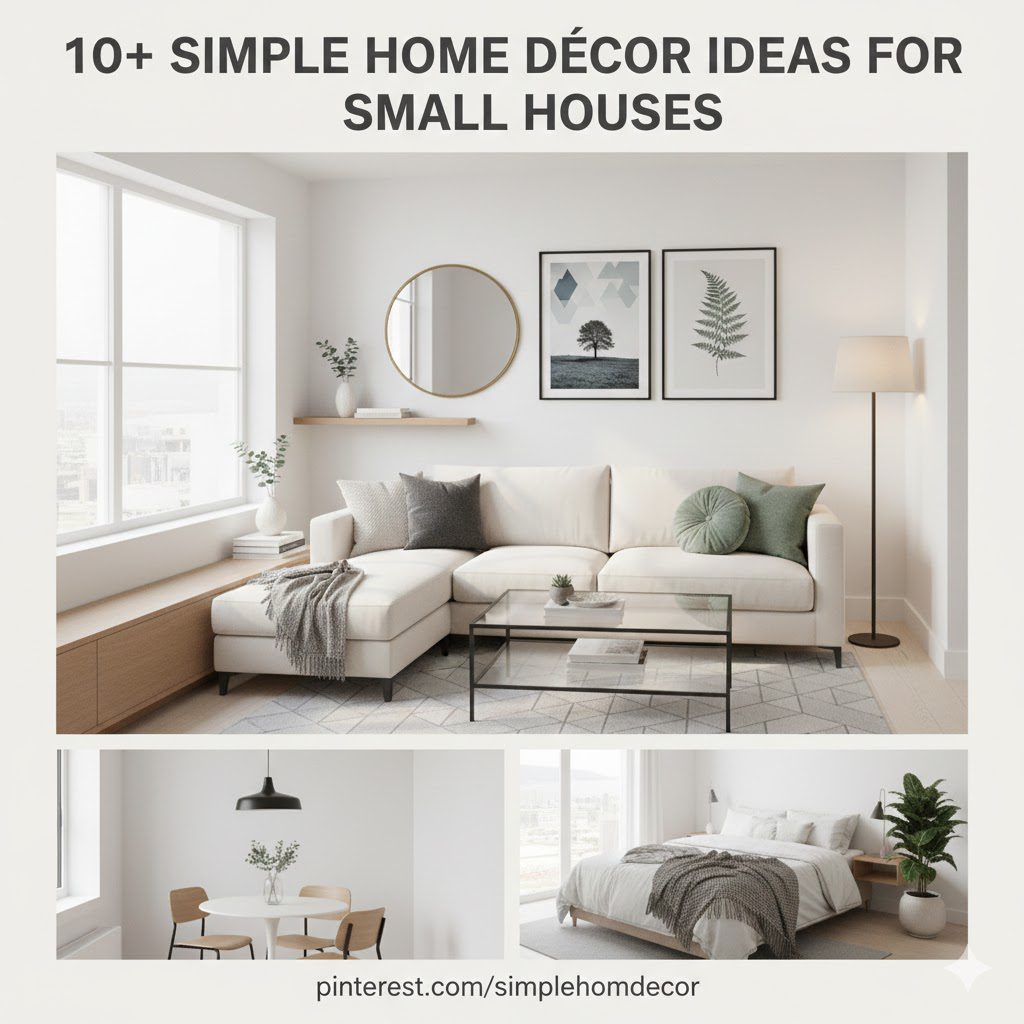 Simple Home Décor Ideas for Small Houses