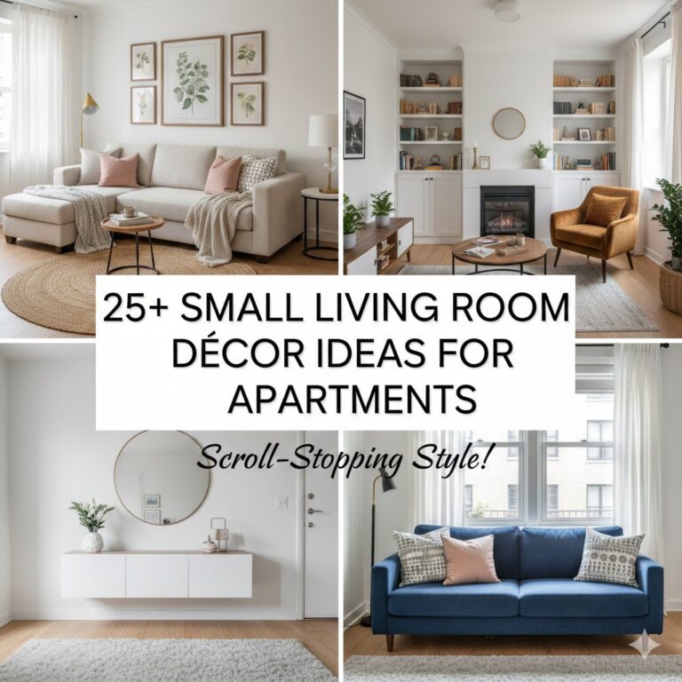 25+ Small Living Room Décor Ideas for Apartments