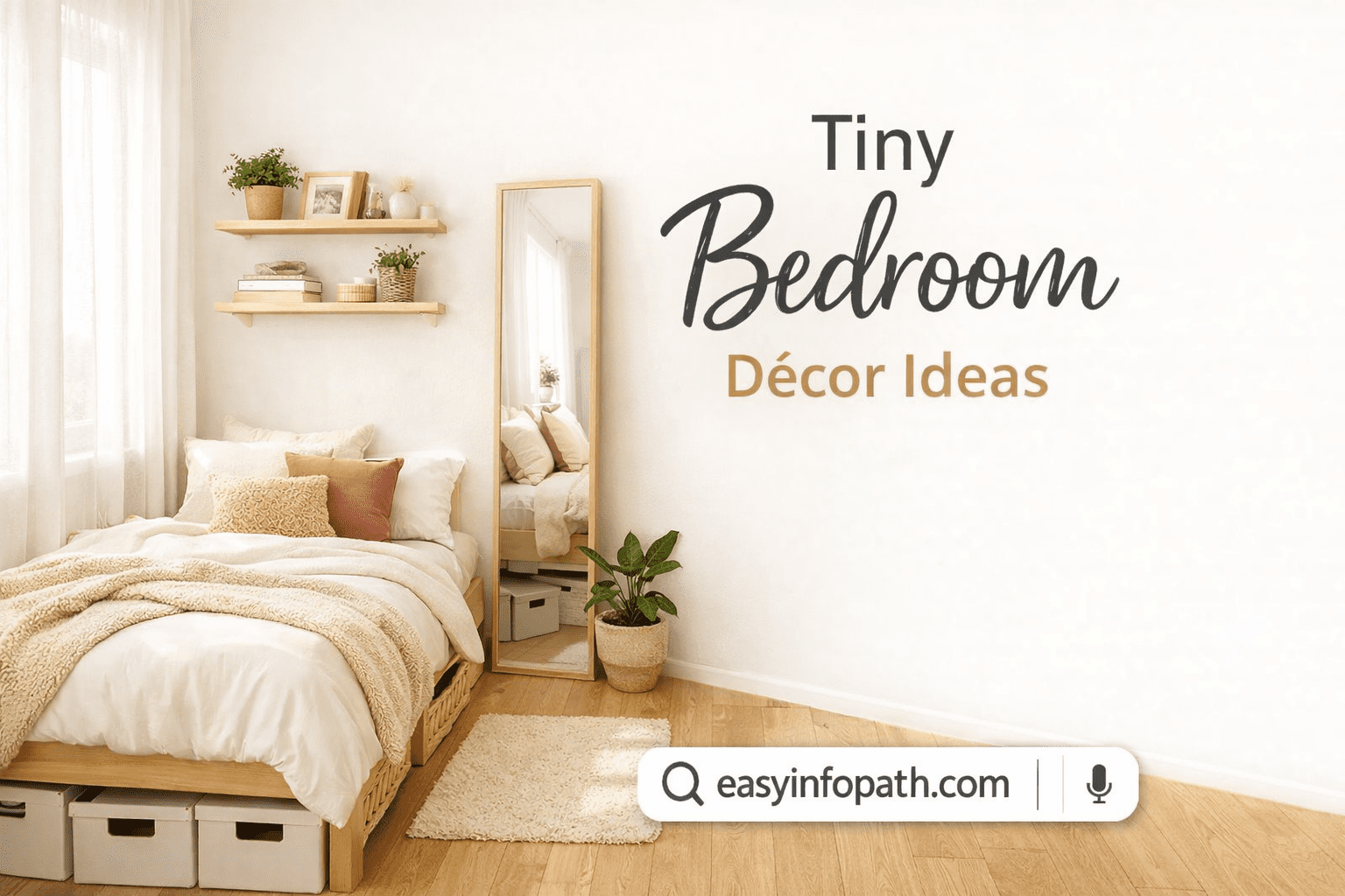 Top 15 Tiny Bedroom Décor Ideas on a Budget