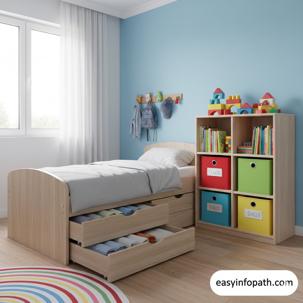 Storage Solutions for Kids Bedroom